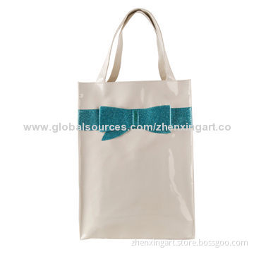 Glossy PVC tote bag